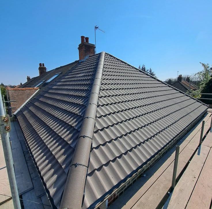 New pitched roof in Hoddesdon