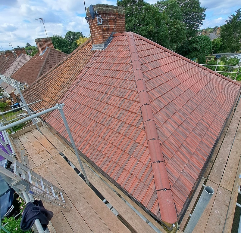 New slate roof installed by R Taylor Roofing Ltd