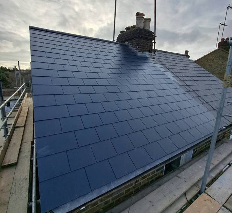 New tiled roof installed by R Taylor Roofing Ltd