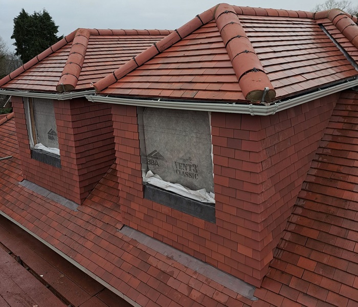 New Dormer Roof installed by R Taylor Roofing Ltd