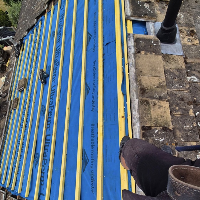 New breathable roof felt